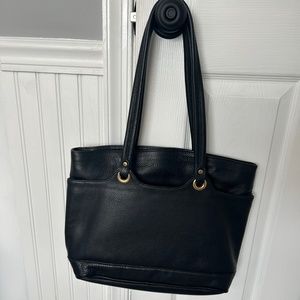 Leather tote